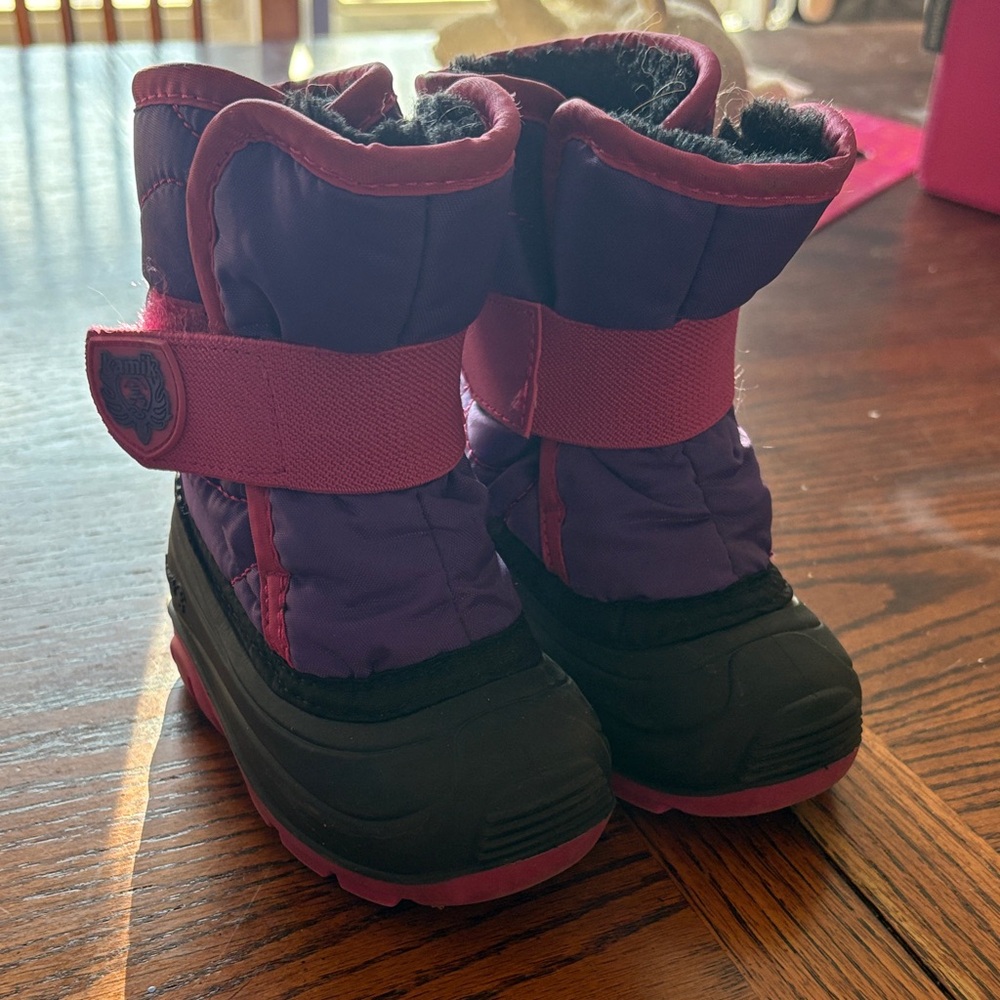 Kamik Purple and Pink Toddler Boots